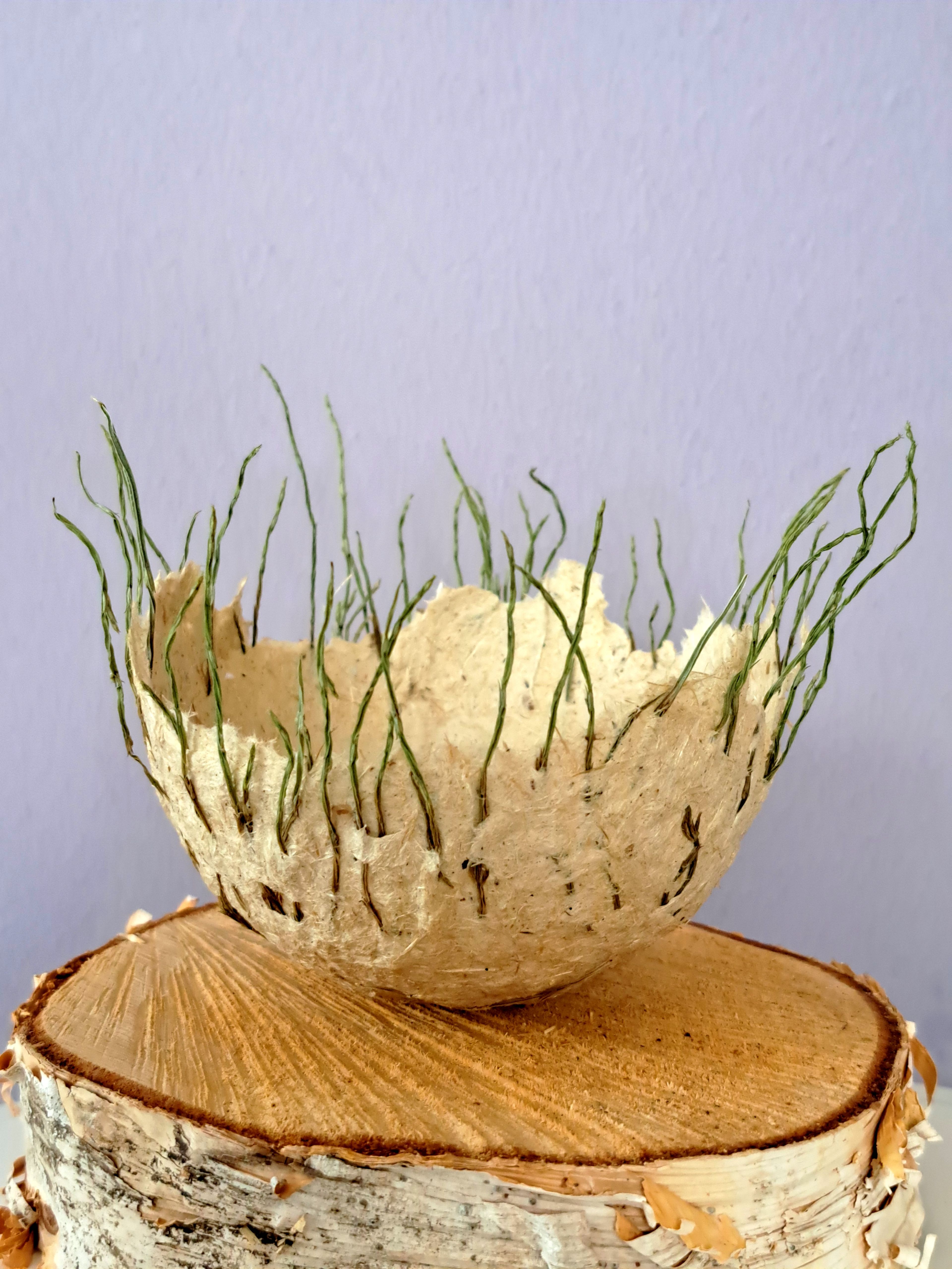 Papierscheppen - Boetseren met pulp